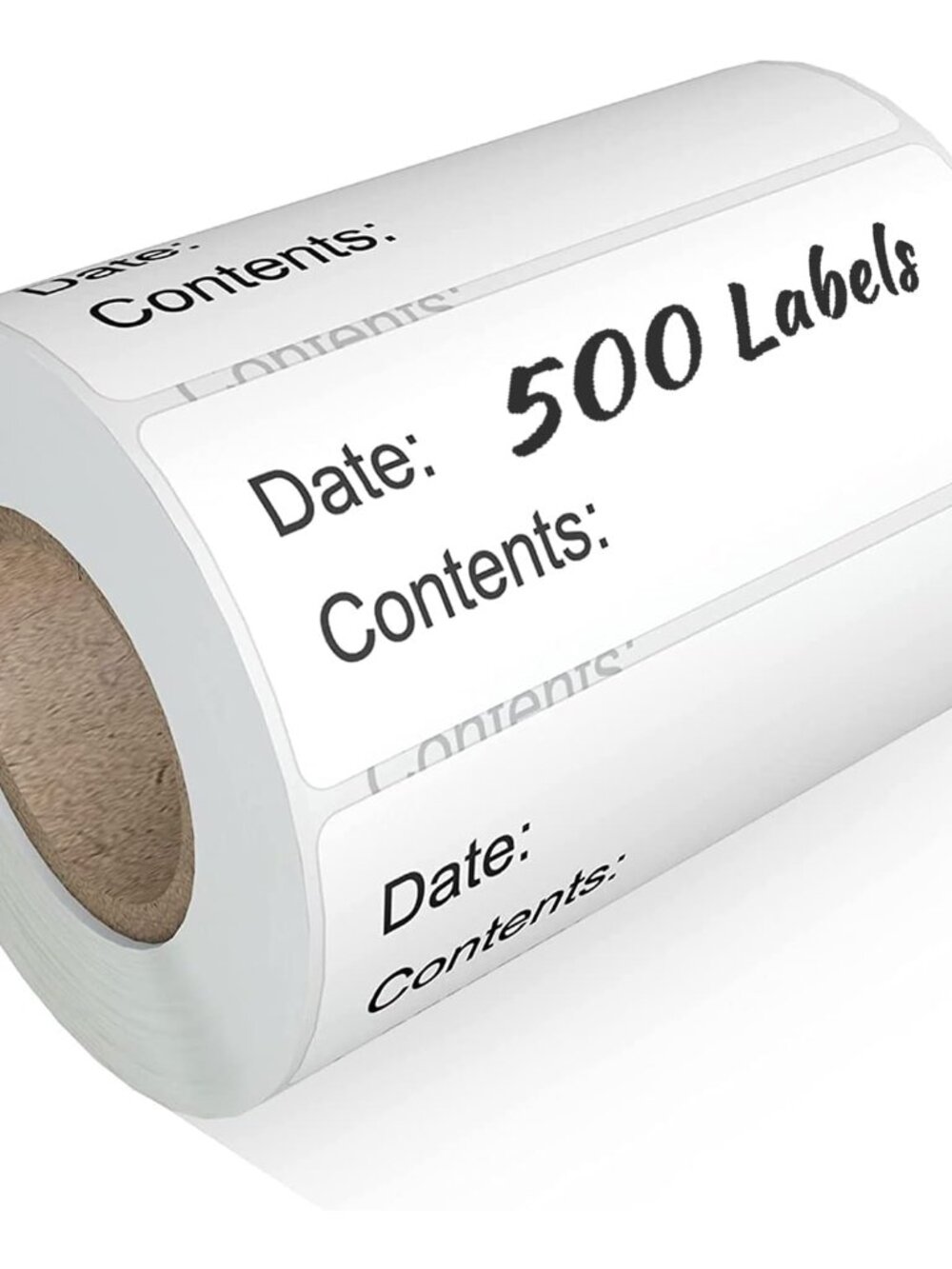 500pcs Food Labels,1 x 3 Inch Freezer Labels Removable for Food Containers, Maso